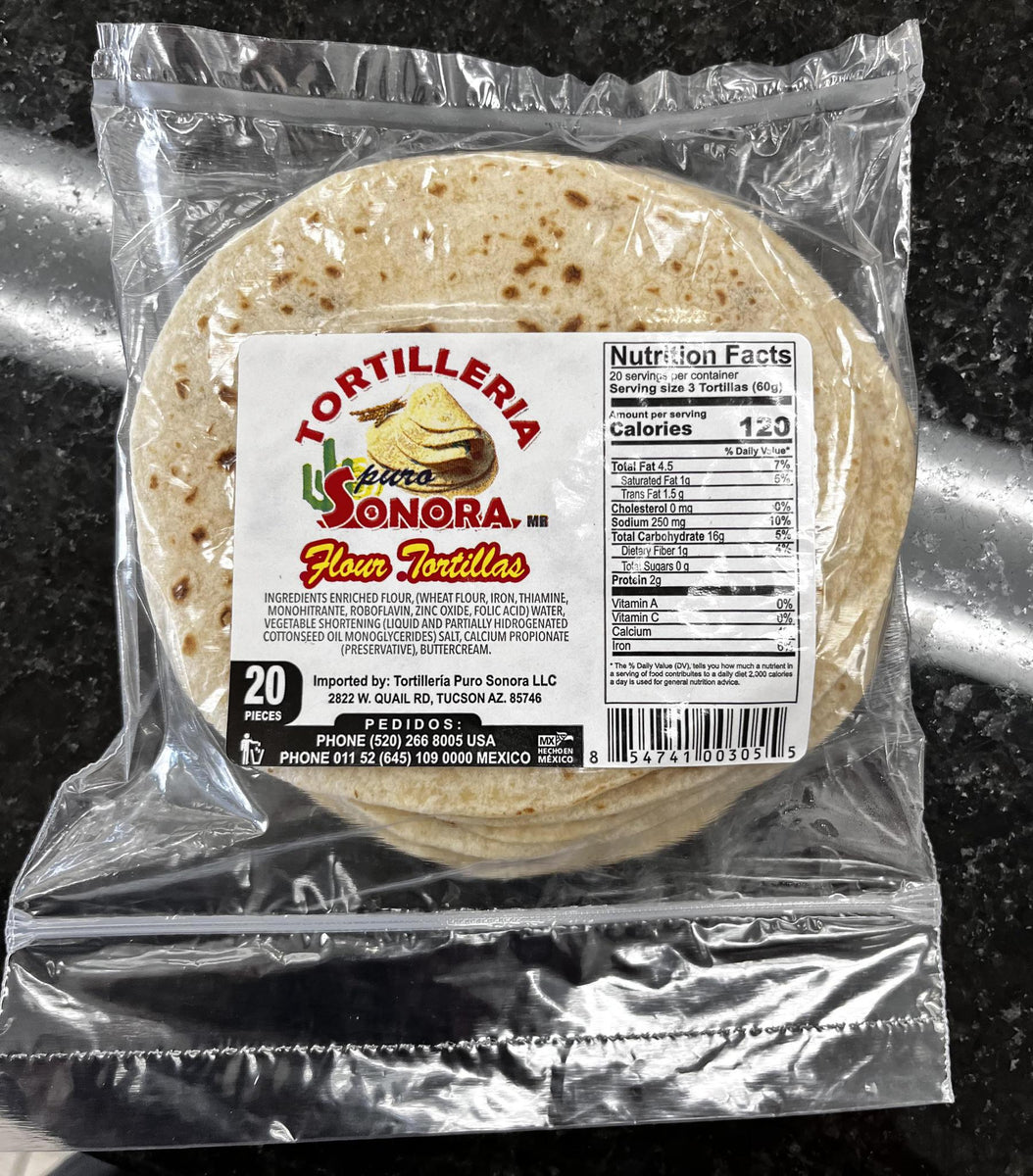 Tortilla de Harina Sonora Tres Islas Seafood