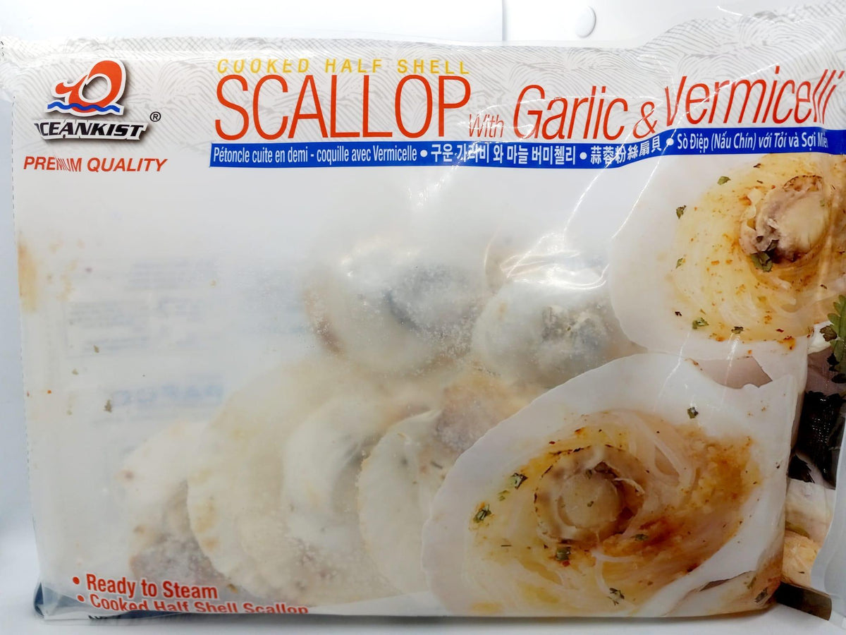 Scallop with Garlic Vermicelli Tres Islas Seafood
