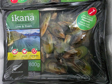 Load image into Gallery viewer, Live Green Mussels 800g Pack