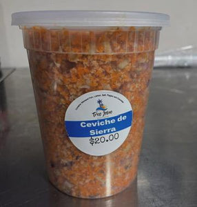 Ceviche de Sierra Mediano Estilo Mazatlán | Sierra Fish Ceviche