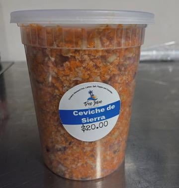 Ceviche de Sierra Mediano Estilo Mazatlán | Sierra Fish Ceviche