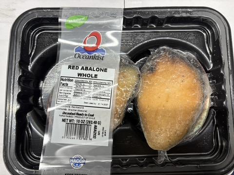 Red Abalone Shellfish Wild Caught - Abulon Rojo Salvaje
