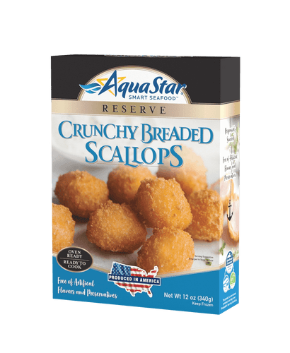Breaded Scallops 2.5 Lb