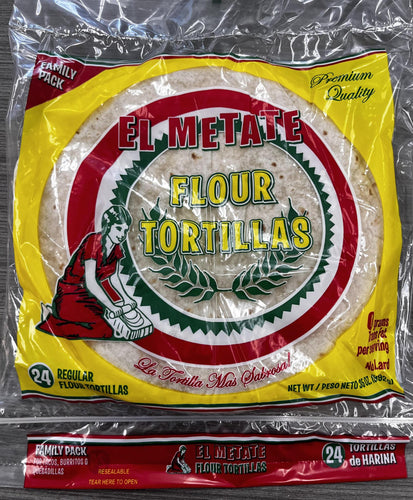 Tortilla El Metate 24pcs