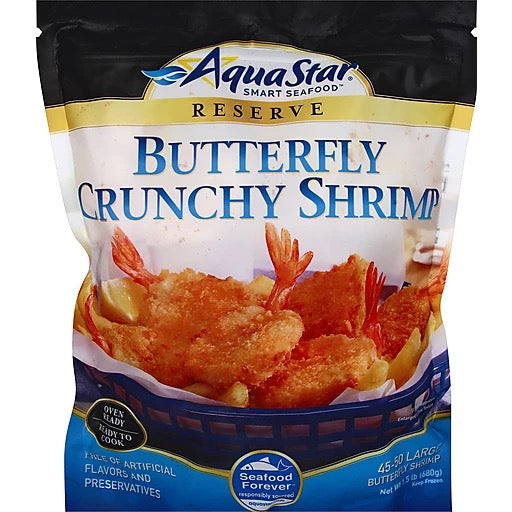 Butterfly Shrimp Breaded 3 lb bag