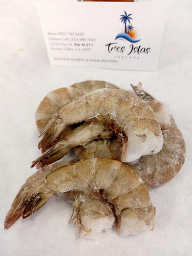 41/50 Mexican Shrimp Headless 4 Pounds Bag - Camaron Mexicano Mediano 4 Libras