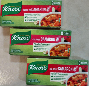 Knorr Caldo de Camaron 8pack