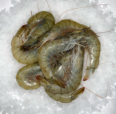 20/30 Jumbo Head-On Shrimp - 4 Pound Box