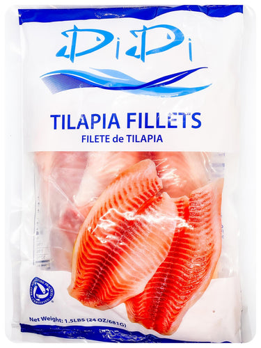 Tilapia Fillet 2 Lb bag - Filete de Tilapia 2 Libras