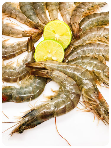 30/40 Head On Shrimp Per 4 Pounds Box - Camaron Con Cabeza Large 4 Libras
